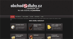 Desktop Screenshot of obchodsdluhy.cz